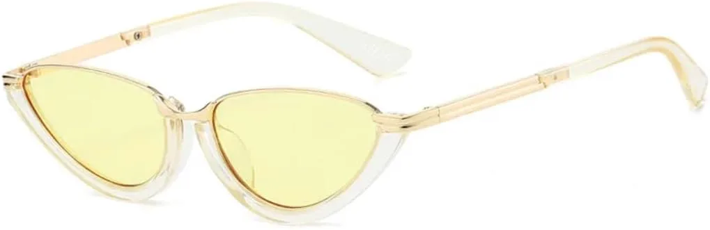 Модные ретро-солнцезащитные очки «кошачий глаз» для женщин, маленькая оправа, градиентные очки, защита от УФ-излучения UV400 TYUVIVO, Clearyellow-yellow.
Модные ретро-солнцезащитные очки «кошачий глаз» для женщин, маленькая оправа, градиентные очки, защита от УФ-излучения UV400 TYUVIVO, Clearyellow-yellow.