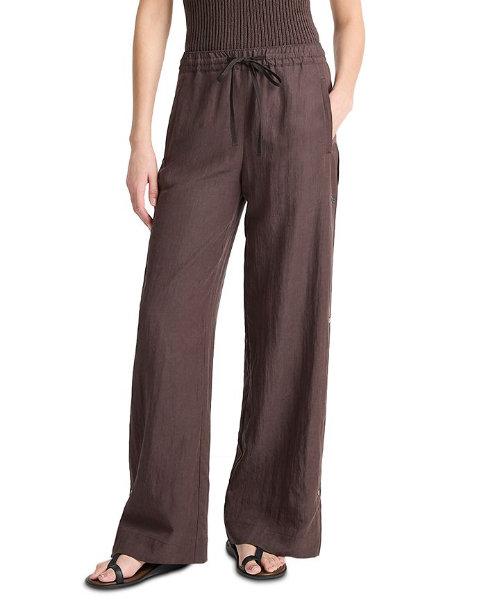 Низкие брюки с боковой застежкой Vince, коричневый
Низкие брюки с боковой застежкой Vince, коричневый