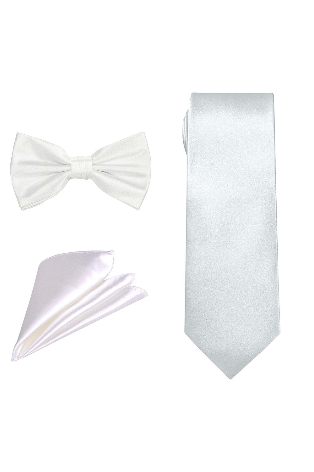 Набор галстук, бабочка и платок Neel Blue, белый
Набор галстук, бабочка и платок Neel Blue, белый