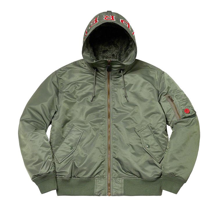 Куртка Supreme Hooded MA-1, Olive
Куртка Supreme Hooded MA-1, Olive