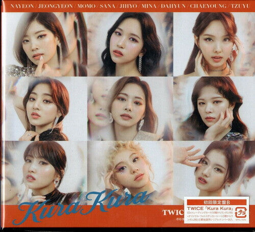 CD диск TWICE: Kura Kura (Version B) (incl. Trading Card + Sticker)
CD диск TWICE: Kura Kura (Version B) (incl. Trading Card + Sticker)
