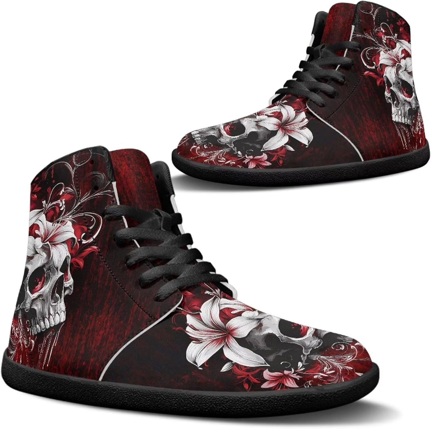 Мужские кроссовки Jeiento с черепом из сахара, подошва с нулевым перепадом, для трейлового бега, с широкой носочной частью, Gothic Skull Lily Flower
Мужские кроссовки Jeiento с черепом из сахара, подошва с нулевым перепадом, для трейлового бега, с широкой носочной частью, Gothic Skull Lily Flower