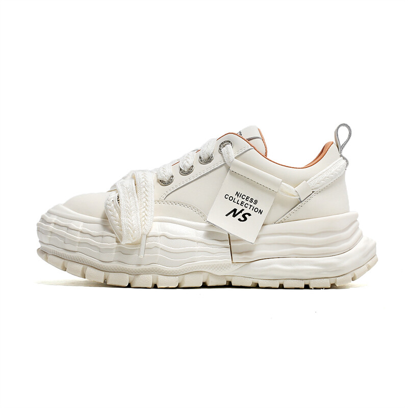 Кеды, скейтборд обувь женская низкая белый Nicess 
Кеды, скейтборд обувь женская низкая белый Nicess