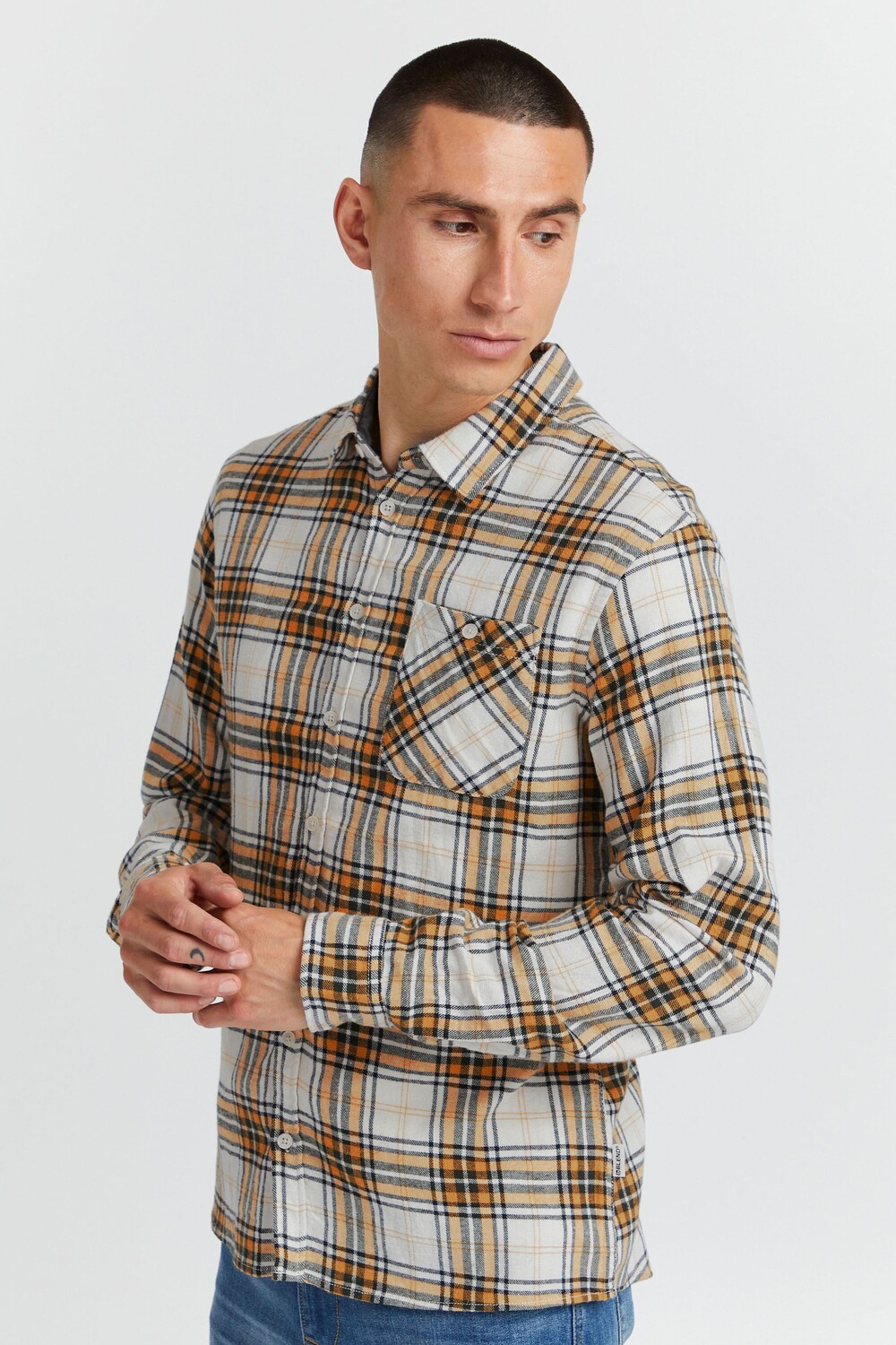 Рубашка BLEND Langarm Shirt 20714325, коричневый
Рубашка BLEND Langarm Shirt 20714325, коричневый