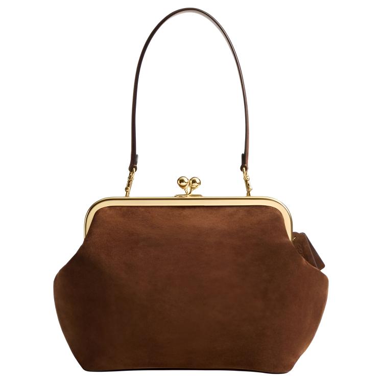 COACH Сумка через плечо из коровьей кожи с замком-защелкой, большая, женская, теплый коричневый
COACH Сумка через плечо из коровьей кожи с замком-защелкой, большая, женская, теплый коричневый