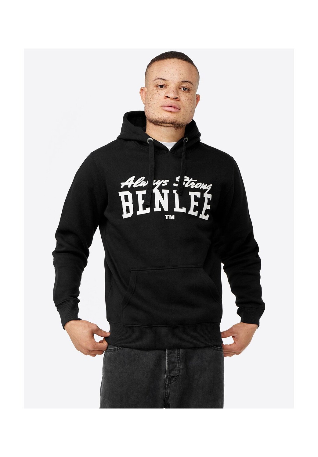 Мужская толстовка с капюшоном приталенного кроя HOOD STRONG BENLEE, черный
Мужская толстовка с капюшоном приталенного кроя HOOD STRONG BENLEE, черный