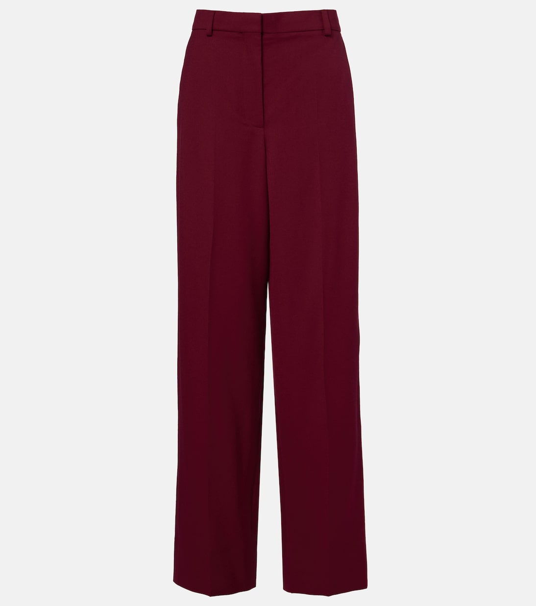 Шерстяные прямые брюки Stella McCartney, Jazzberry
Шерстяные прямые брюки Stella McCartney, Jazzberry