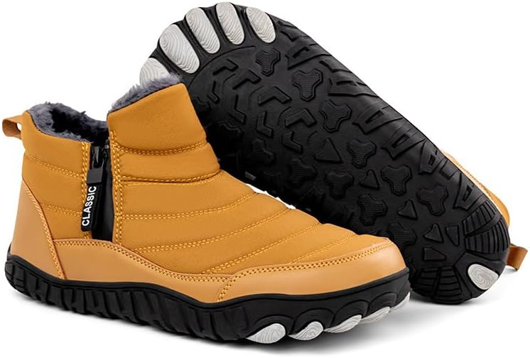Зимние ботинки для мужчин, мужские водонепроницаемые зимние ботинки, молния, широкий носок, обувь, с меховой подкладкой, минималистичные для прогулок на открытом воздухе Soft Time Toy, желтый
Зимние ботинки для мужчин, мужские водонепроницаемые зимние ботинки, молния, широкий носок, обувь, с меховой подкладкой, минималистичные для прогулок на открытом воздухе Soft Time Toy, желтый