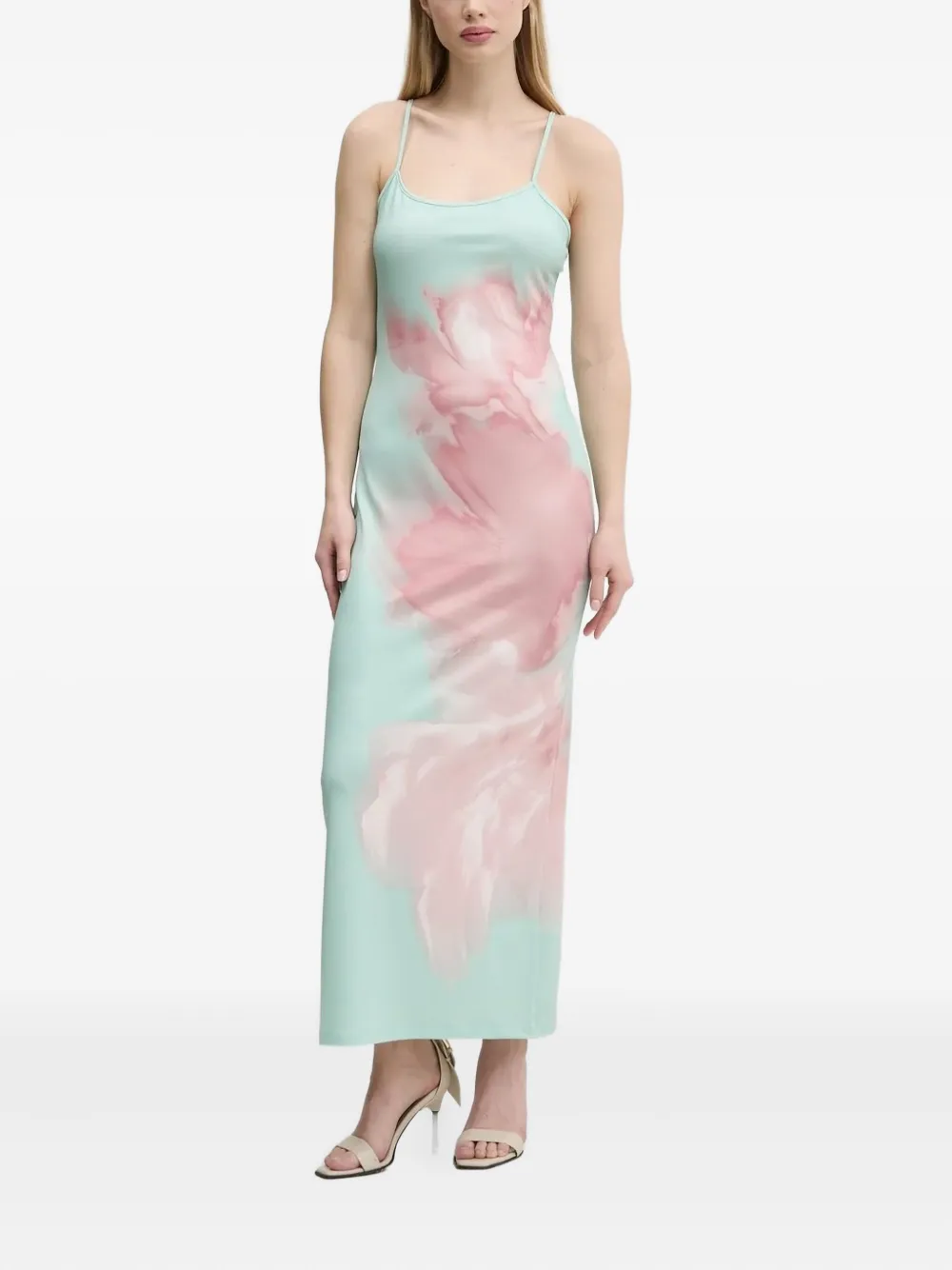 Платье миди с цветочным принтом Desigual, зеленый
Платье миди с цветочным принтом Desigual, зеленый