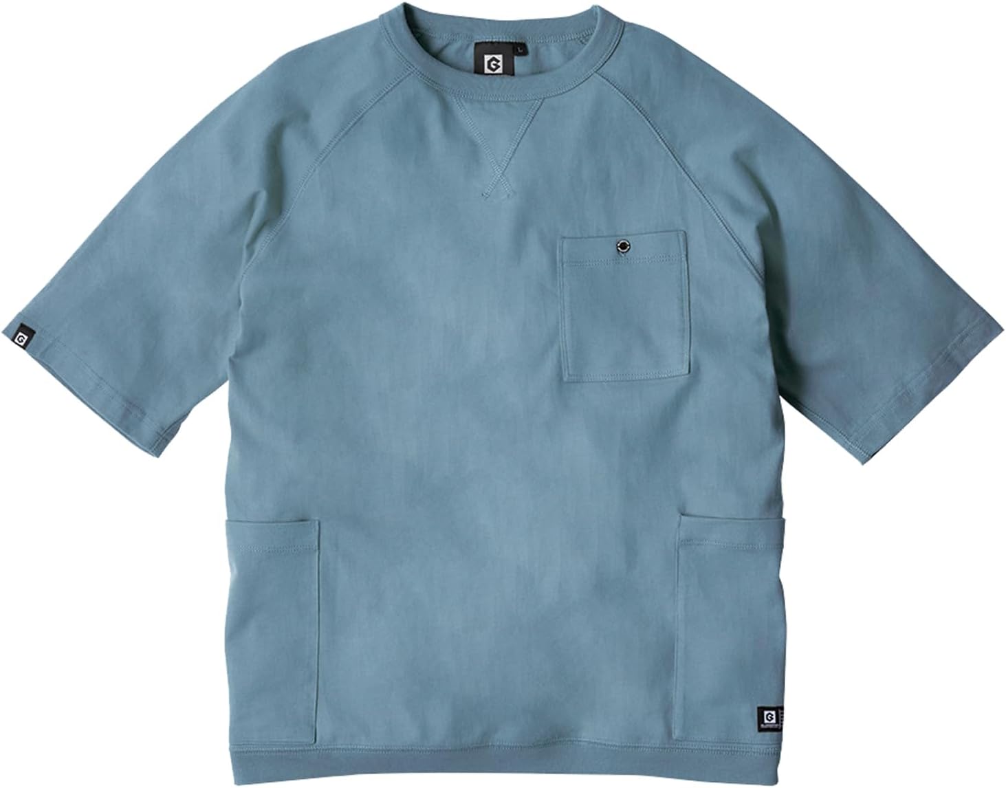 Футболка с короткими рукавами и пятью карманами снаружи Co-Cos Nobuoka, синий
Футболка с короткими рукавами и пятью карманами снаружи Co-Cos Nobuoka, синий