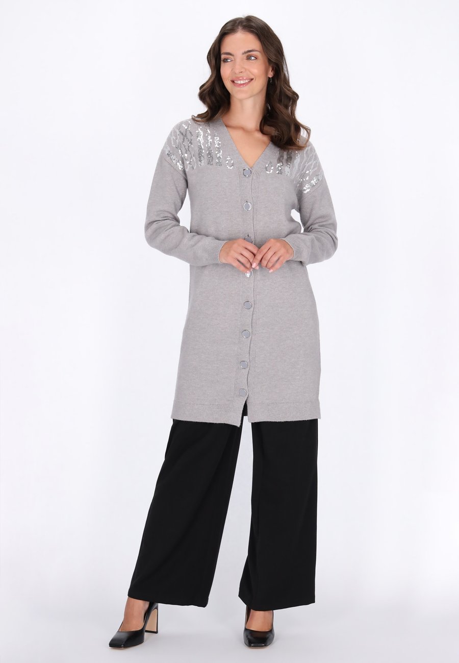 Кардиган usha Cardigan, Grey Melange/Grey
Кардиган usha Cardigan, Grey Melange/Grey