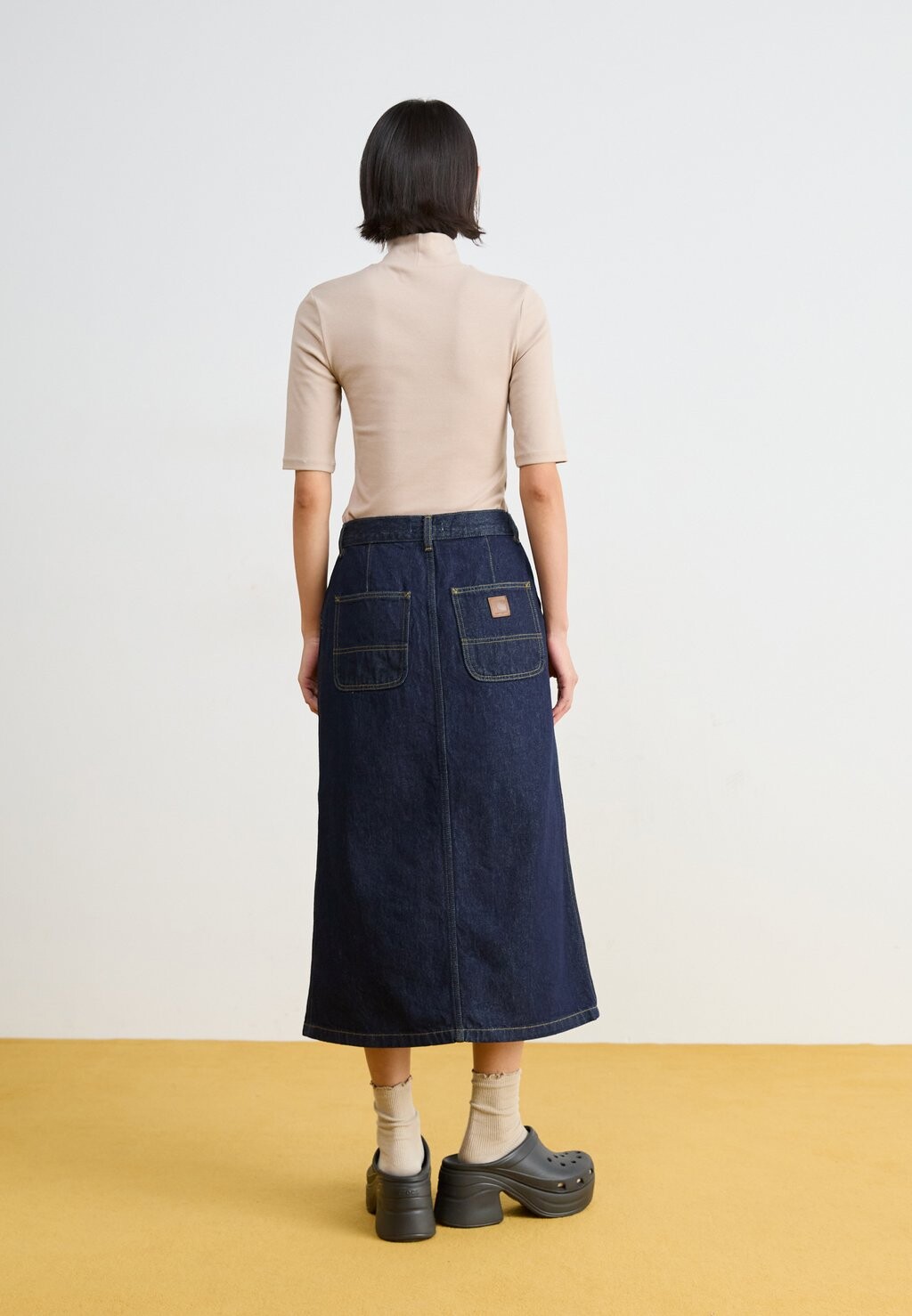 Юбка А-силуэта MARVIN SKIRT Carhartt WIP, темно-синий деним 
Юбка А-силуэта MARVIN SKIRT Carhartt WIP, темно-синий деним