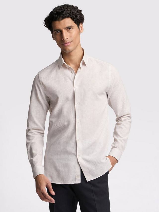 Рубашка Slim Fit с полуотложным воротником из льняной смеси Ted Baker, Stone Linen Blend
Рубашка Slim Fit с полуотложным воротником из льняной смеси Ted Baker, Stone Linen Blend