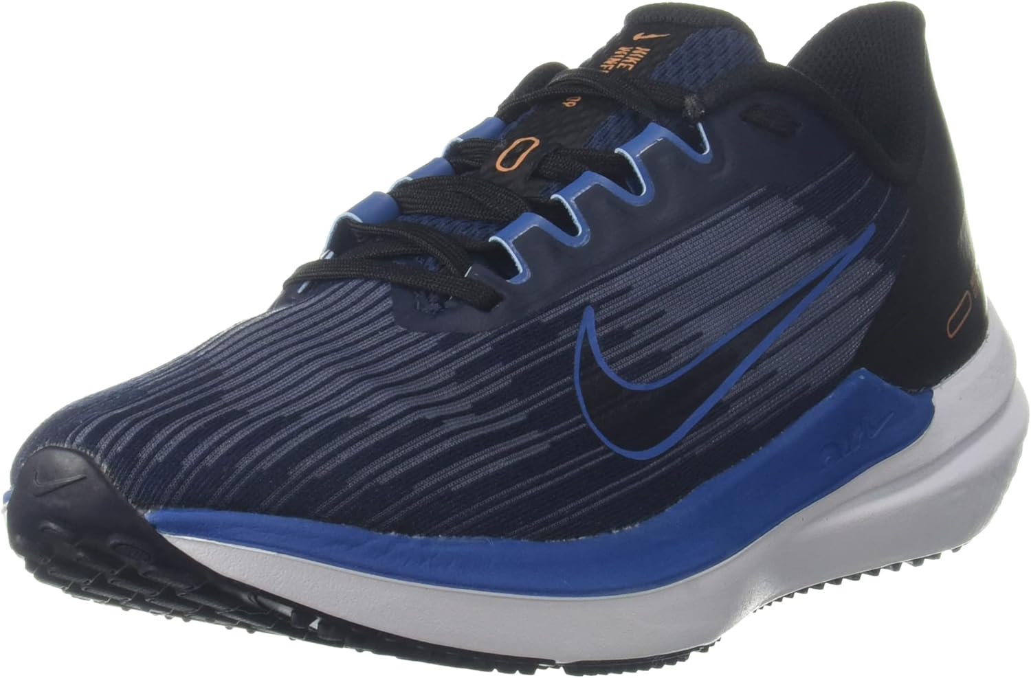 Кроссовки Nike Men's Air Winflo 9, белый/черный/синий
Кроссовки Nike Men's Air Winflo 9, белый/черный/синий