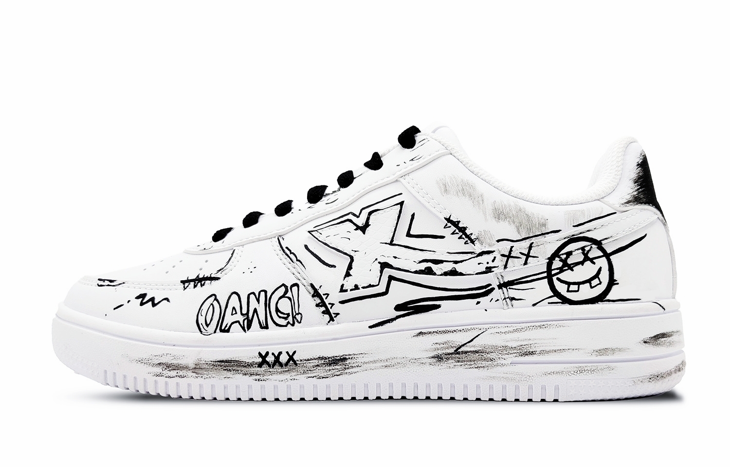 XTEP Кроссовки Air Force One с низким верхом для скейтборда, противоскользящие, износостойкие, мужские, белые
XTEP Кроссовки Air Force One с низким верхом для скейтборда, противоскользящие, износостойкие, мужские, белые