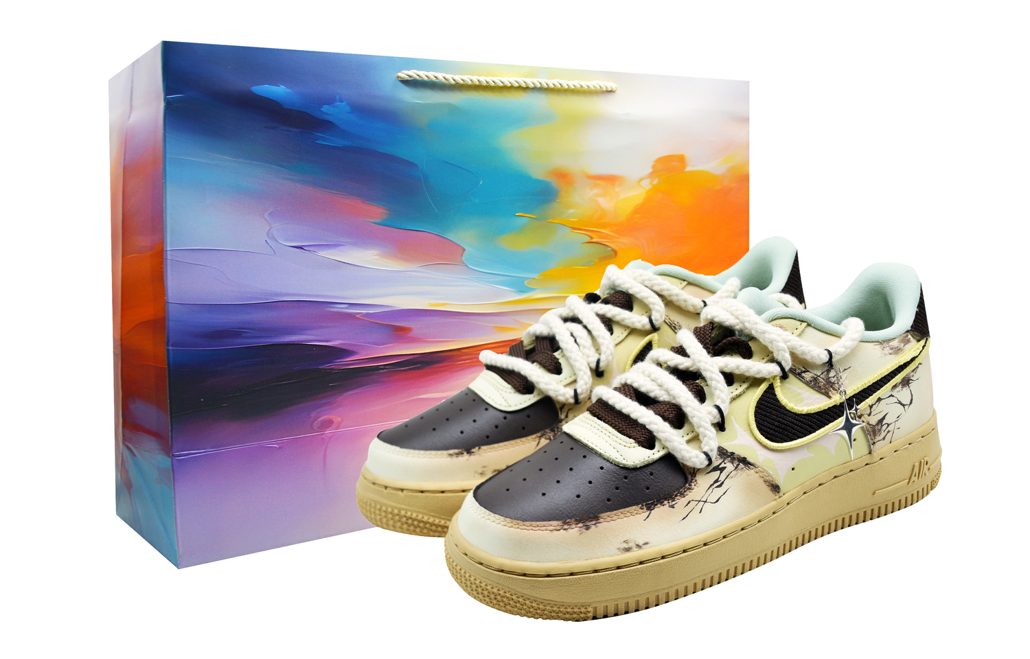 Кроссовки для скейтбординга Air Force 1 Twig Shadow Slip Resistant Abrasion Resistant низкие детские unisex Nike, темно-коричневый
Кроссовки для скейтбординга Air Force 1 Twig Shadow Slip Resistant Abrasion Resistant низкие детские unisex Nike, темно-коричневый