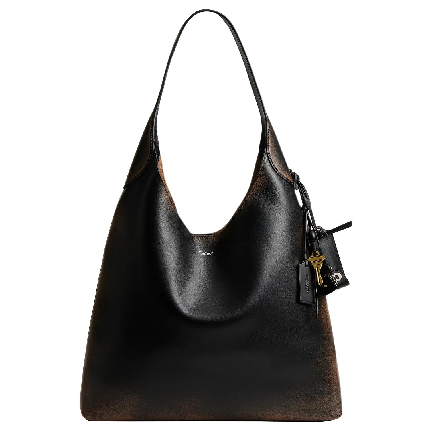 COACH Кожаная наплечная сумка Brooklyn большая женская black
COACH Кожаная наплечная сумка Brooklyn большая женская black