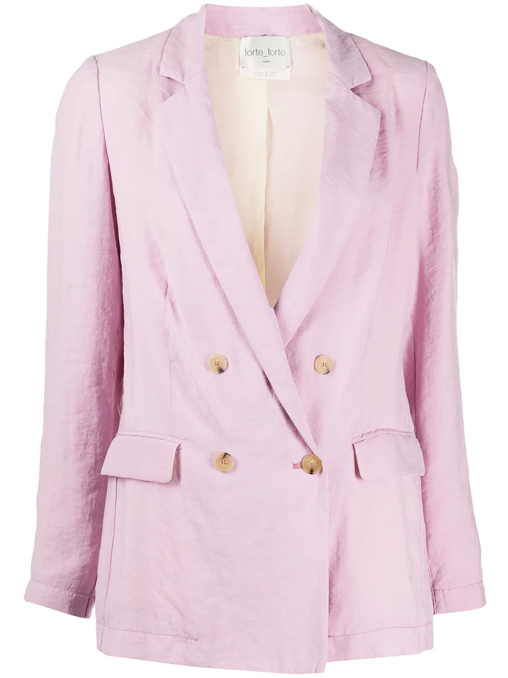 Двубортный блейзер Forte Forte, розовый
Двубортный блейзер Forte Forte, розовый