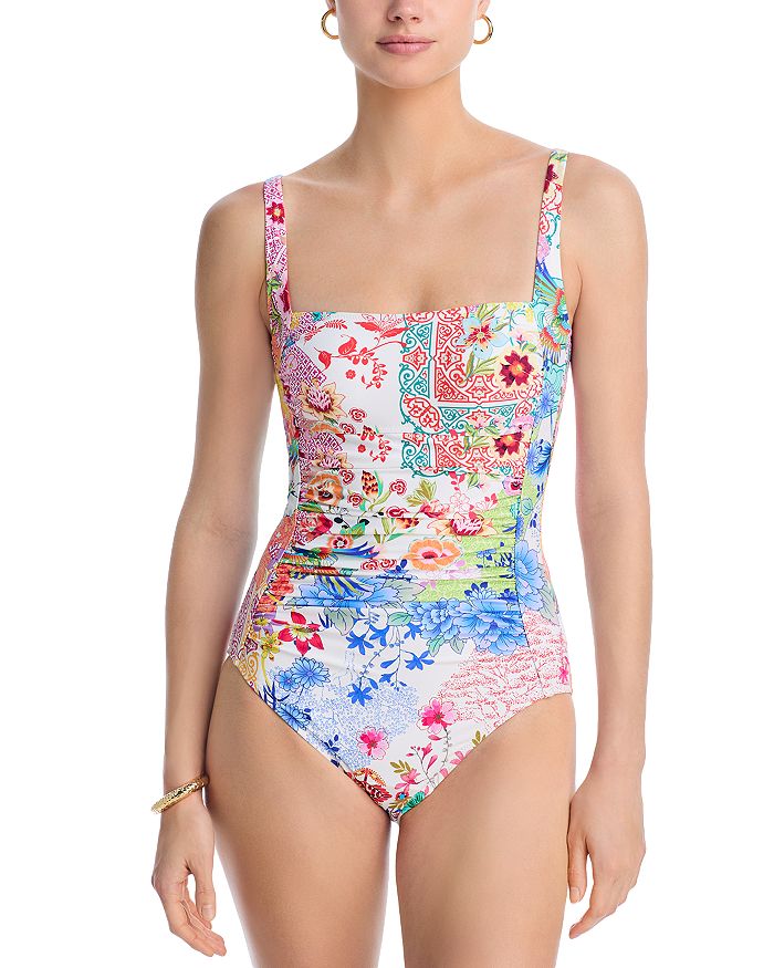 Купальник Marilyn с рюшами Johnny Was, мультиколор
Купальник Marilyn с рюшами Johnny Was, мультиколор