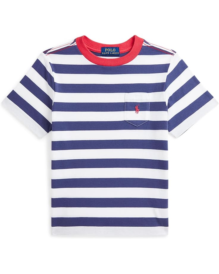 Футболка Polo Ralph Lauren Kids Striped Cotton Jersey Pocket Tee, цвет Boathouse Navy/White
Футболка Polo Ralph Lauren Kids Striped Cotton Jersey Pocket Tee, цвет Boathouse Navy/White