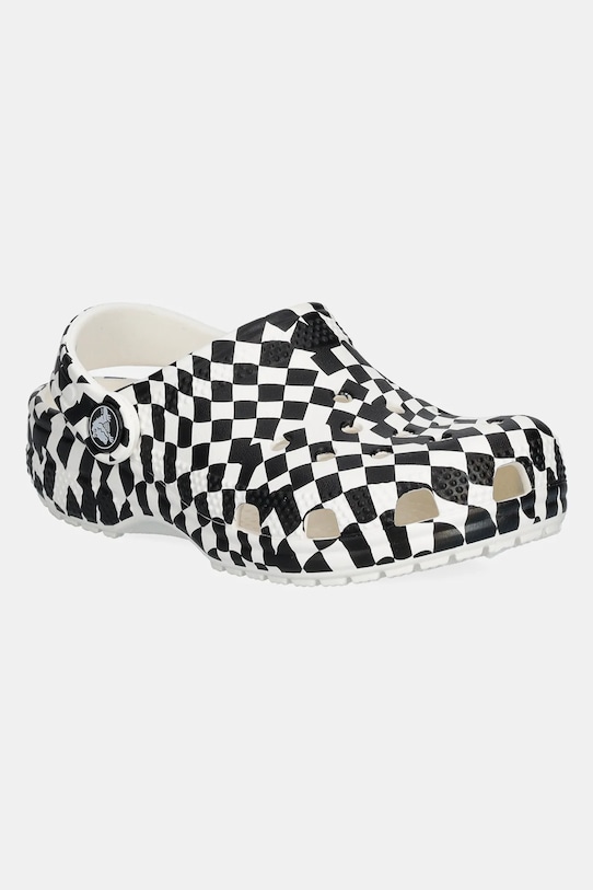 Классические шлепанцы Warped Checker Clog для детей Crocs, черный
Классические шлепанцы Warped Checker Clog для детей Crocs, черный