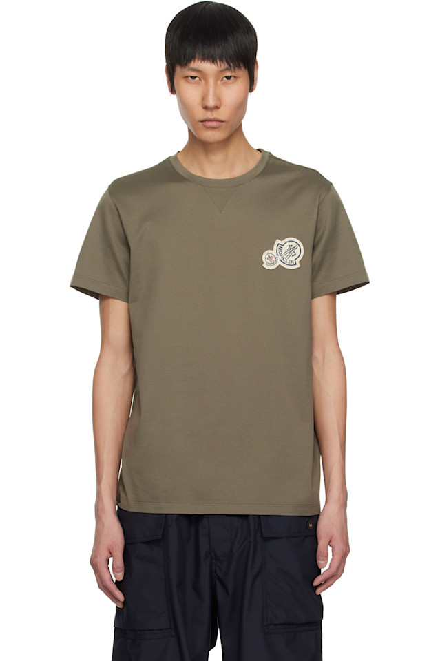 Футболка из хлопка с двойным логотипом Moncler, цвет kalamata
Футболка из хлопка с двойным логотипом Moncler, цвет kalamata