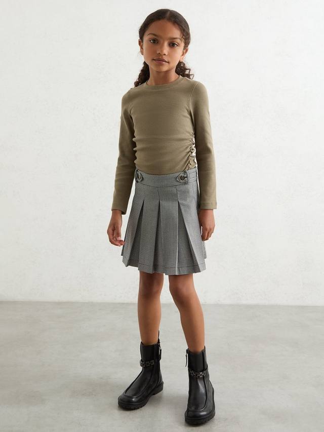 Детская футболка Trina с длинными рукавами и сборками из стрейч-хлопка Reiss, Khaki
Детская футболка Trina с длинными рукавами и сборками из стрейч-хлопка Reiss, Khaki