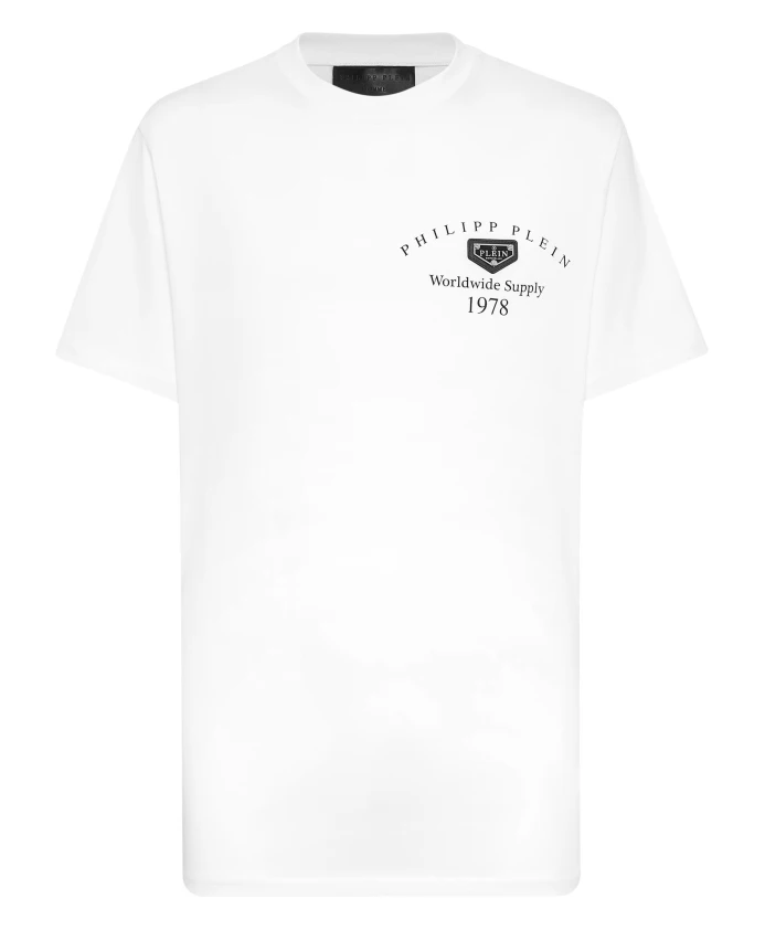 Футболка с круглым вырезом l'homme Philipp Plein, белый
Футболка с круглым вырезом l'homme Philipp Plein, белый