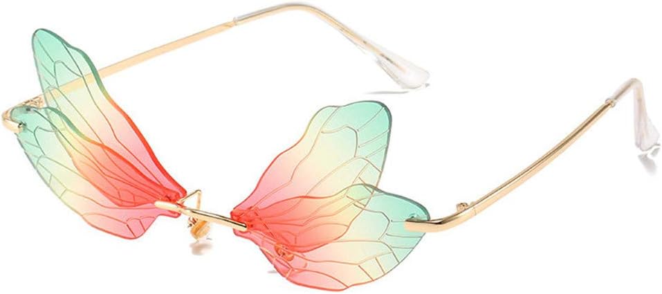 COTIA/Модные солнцезащитные очки без оправы с изображением крыла стрекозы для женщин, винтажные, с прозрачными линзами цвета океана, мужские солнцезащитные очки розового и желтого цвета, Red&green
COTIA/Модные солнцезащитные очки без оправы с изображением крыла стрекозы для женщин, винтажные, с прозрачными линзами цвета океана, мужские солнцезащитные очки розового и желтого цвета, Red&green
