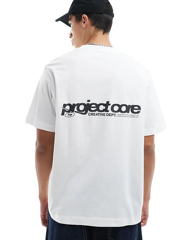 Футболка Jack & Jones большого размера с текстовым принтом на спине белого цвета
Футболка Jack & Jones большого размера с текстовым принтом на спине белого цвета