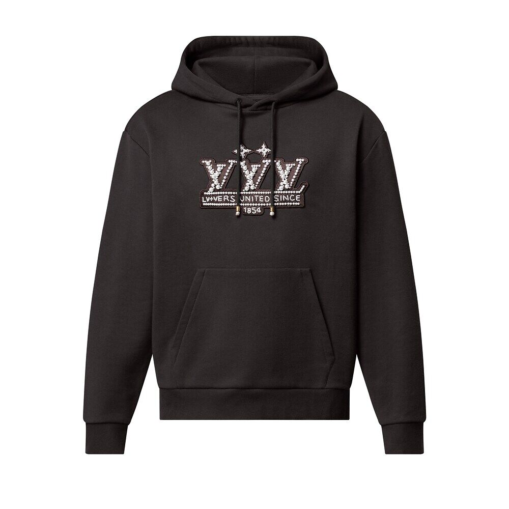 Толстовка с капюшоном, украшенная жемчугом Louis Vuitton, коричневый
Толстовка с капюшоном, украшенная жемчугом Louis Vuitton, коричневый