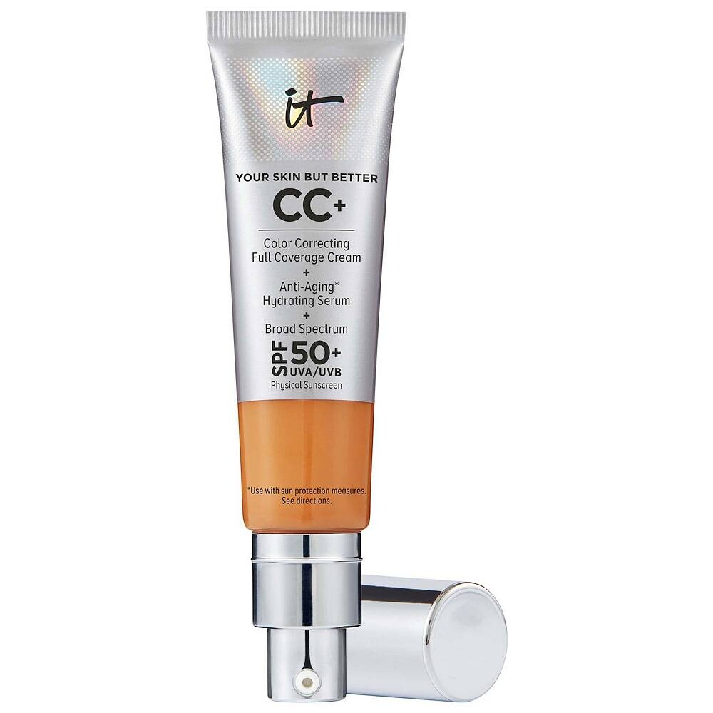 IT Cosmetics CC+ Крем-основа для коррекции цвета с полным покрытием и SPF 50+, цвет Tan Rich
IT Cosmetics CC+ Крем-основа для коррекции цвета с полным покрытием и SPF 50+, цвет Tan Rich