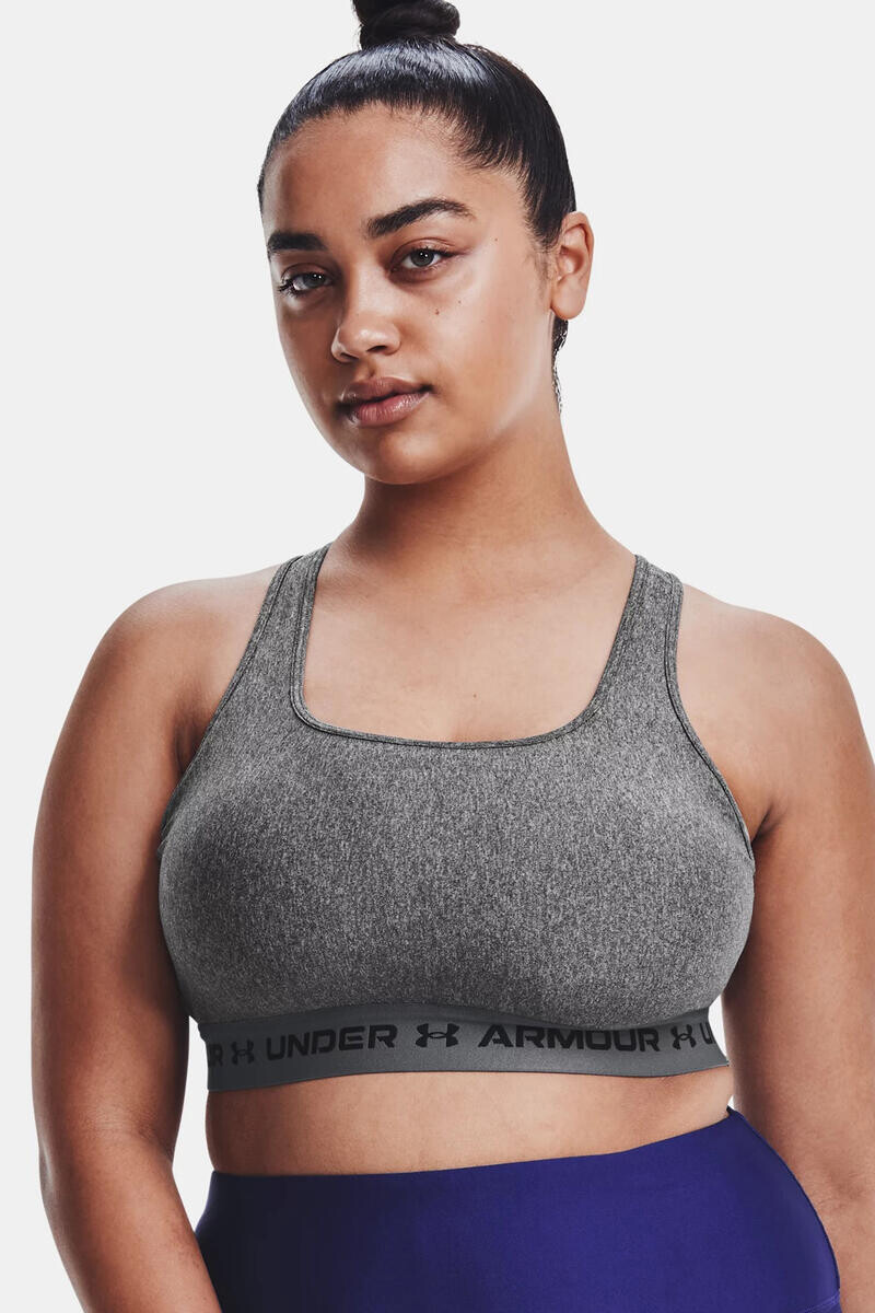 Бюстгальтер средней длины с перекрестной спинкой UA Under Armour, серый
Бюстгальтер средней длины с перекрестной спинкой UA Under Armour, серый