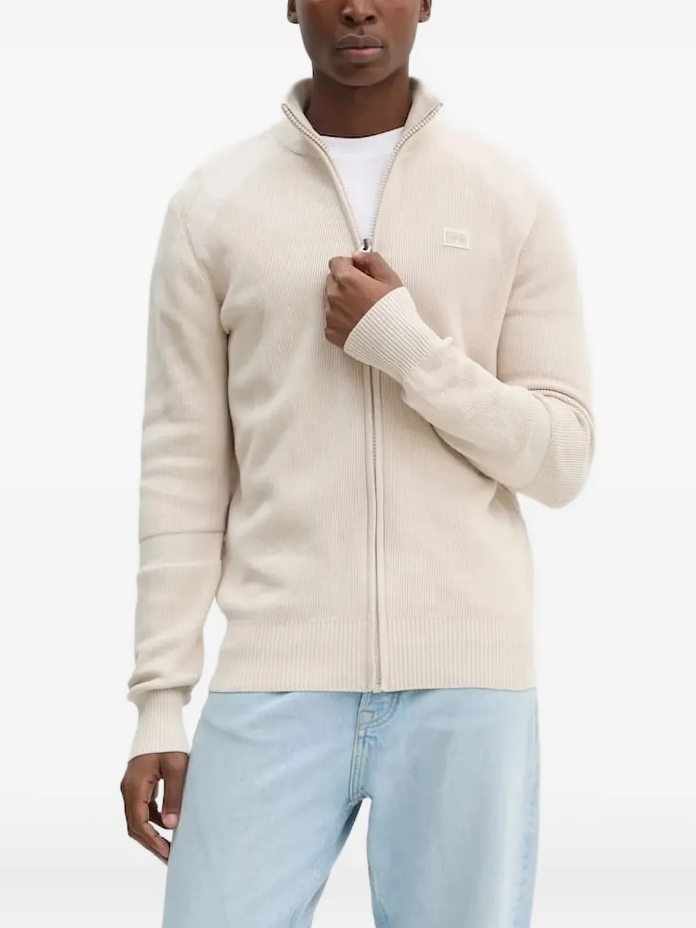 Кардиган на молнии в рубчик G-Star RAW, нейтральный
Кардиган на молнии в рубчик G-Star RAW, нейтральный