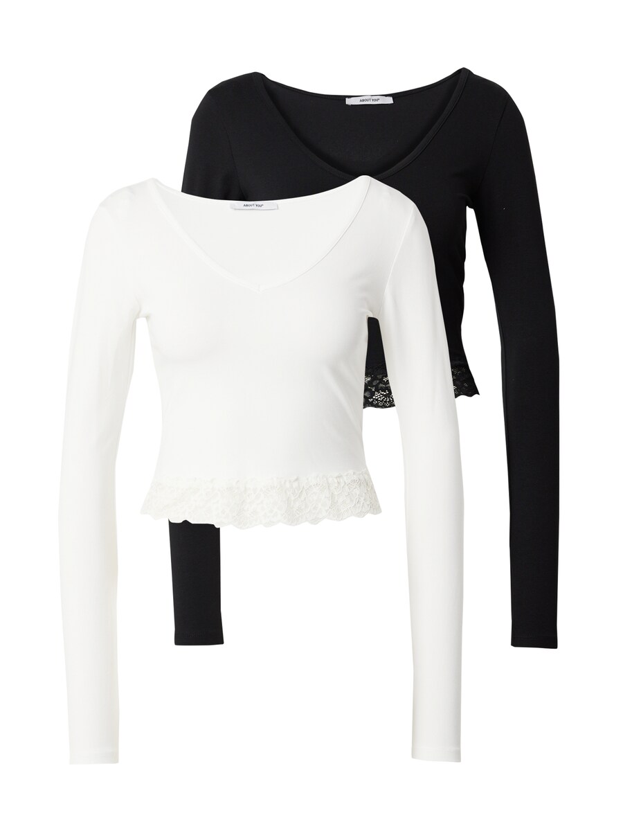 Рубашка ABOUT YOU Sofia, черный/белый
Рубашка ABOUT YOU Sofia, черный/белый