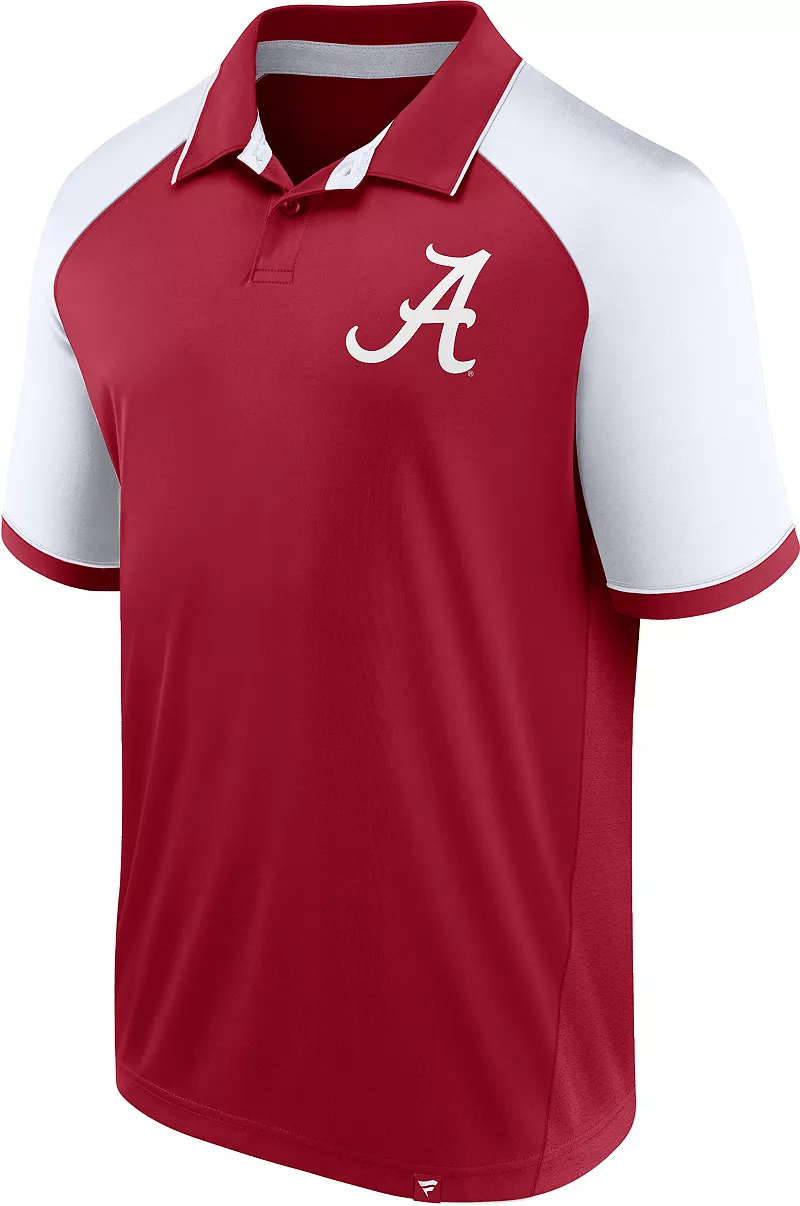 Мужская футболка-поло с логотипом Agility Red/White Alabama Crimson Tide NCAA Fanatics
Мужская футболка-поло с логотипом Agility Red/White Alabama Crimson Tide NCAA Fanatics
