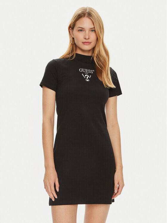Платье стандартного кроя Guess, черный
Платье стандартного кроя Guess, черный