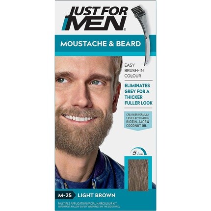 Светло-коричневая краска для усов и бороды с кисточкой-аппликатором, Just For Men
Светло-коричневая краска для усов и бороды с кисточкой-аппликатором, Just For Men