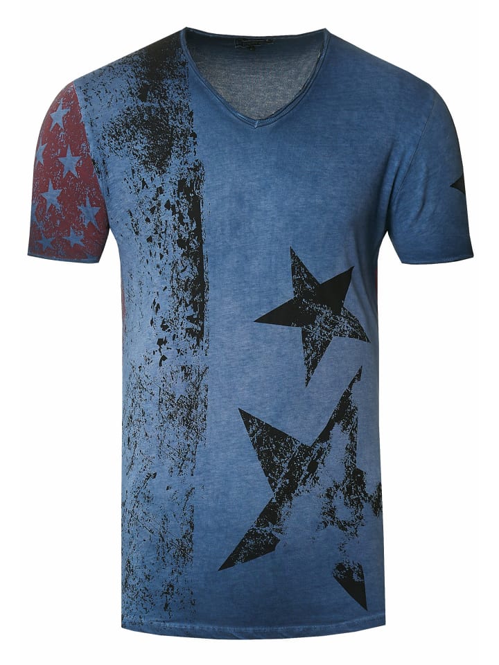 Футболка USA Stars and Stripes с V-образным вырезом, в потертом виде, цвет индиго Rusty Neal, Фиолетовый, Футболка USA Stars and Stripes с V-образным вырезом, в потертом виде, цвет индиго Rusty Neal
Футболка USA Stars and Stripes с V-образным вырезом, в потертом виде, цвет индиго Rusty Neal, Фиолетовый, Футболка USA Stars and Stripes с V-образным вырезом, в потертом виде, цвет индиго Rusty Neal