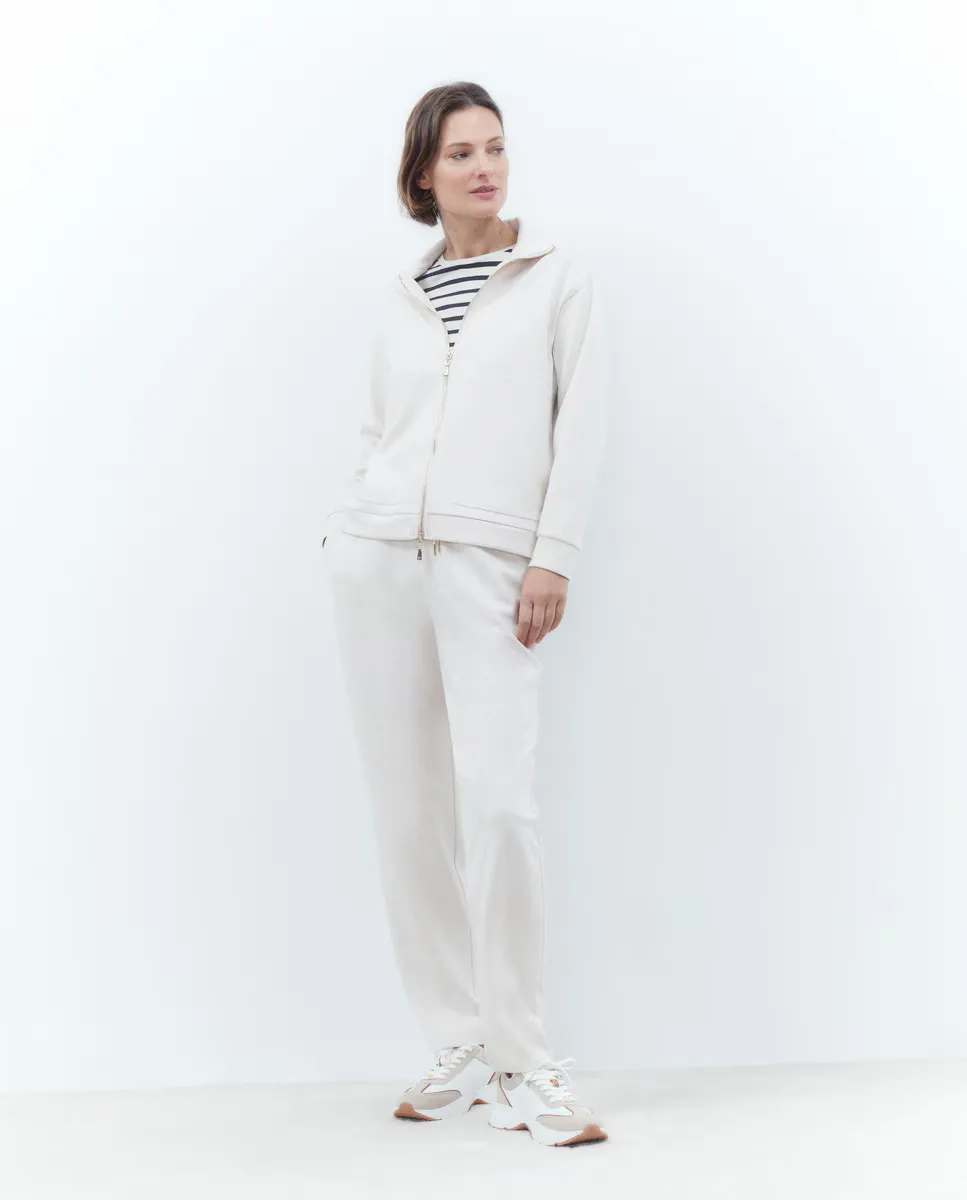 Однотонные женские спортивные брюки Woman El Corte Inglés, цвет Crudo 
Однотонные женские спортивные брюки Woman El Corte Inglés, цвет Crudo