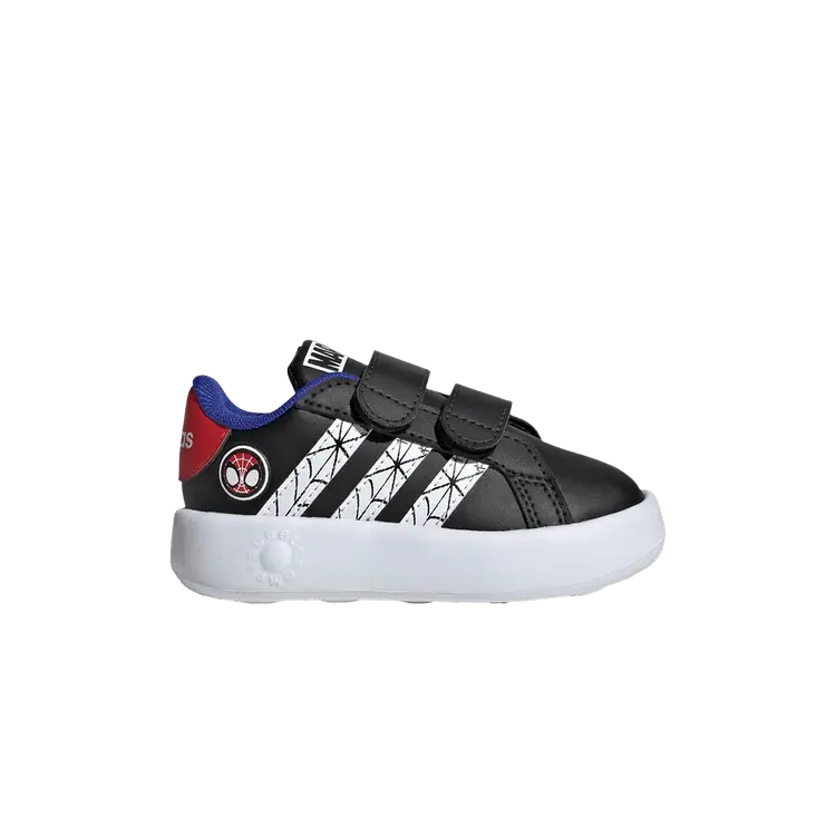 Кроссовки adidas Marvel x Grand Court I Spider-Man, черный 
Кроссовки adidas Marvel x Grand Court I Spider-Man, черный