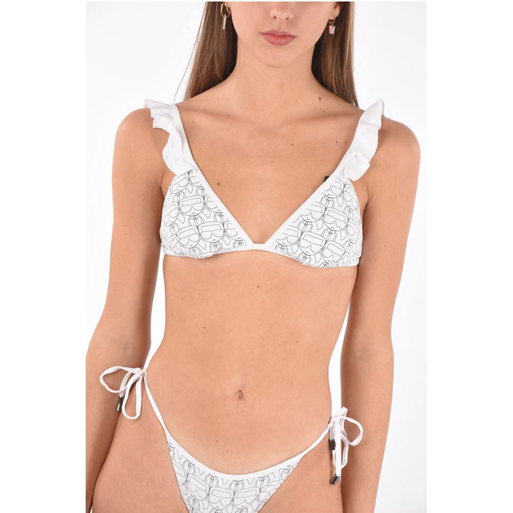 верх бикини с принтом в виде треугольника Karl Lagerfeld, White
верх бикини с принтом в виде треугольника Karl Lagerfeld, White