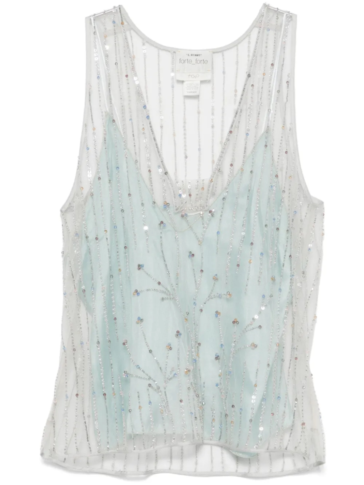 Декорированный топ Forte Forte, серый
Декорированный топ Forte Forte, серый