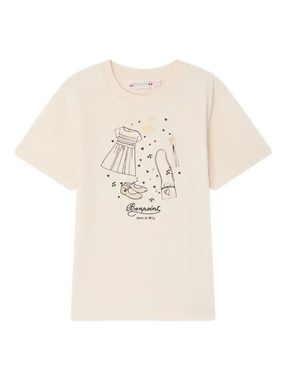 Футболка Thida с вышивкой Bonpoint, слоновая кость
Футболка Thida с вышивкой Bonpoint, слоновая кость