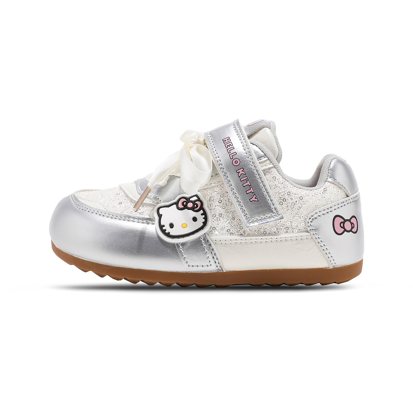 Низкие детские уличные кроссовки Unisex нескользящие, устойчивые к ударам и истиранию Sanrio, серебро
Низкие детские уличные кроссовки Unisex нескользящие, устойчивые к ударам и истиранию Sanrio, серебро