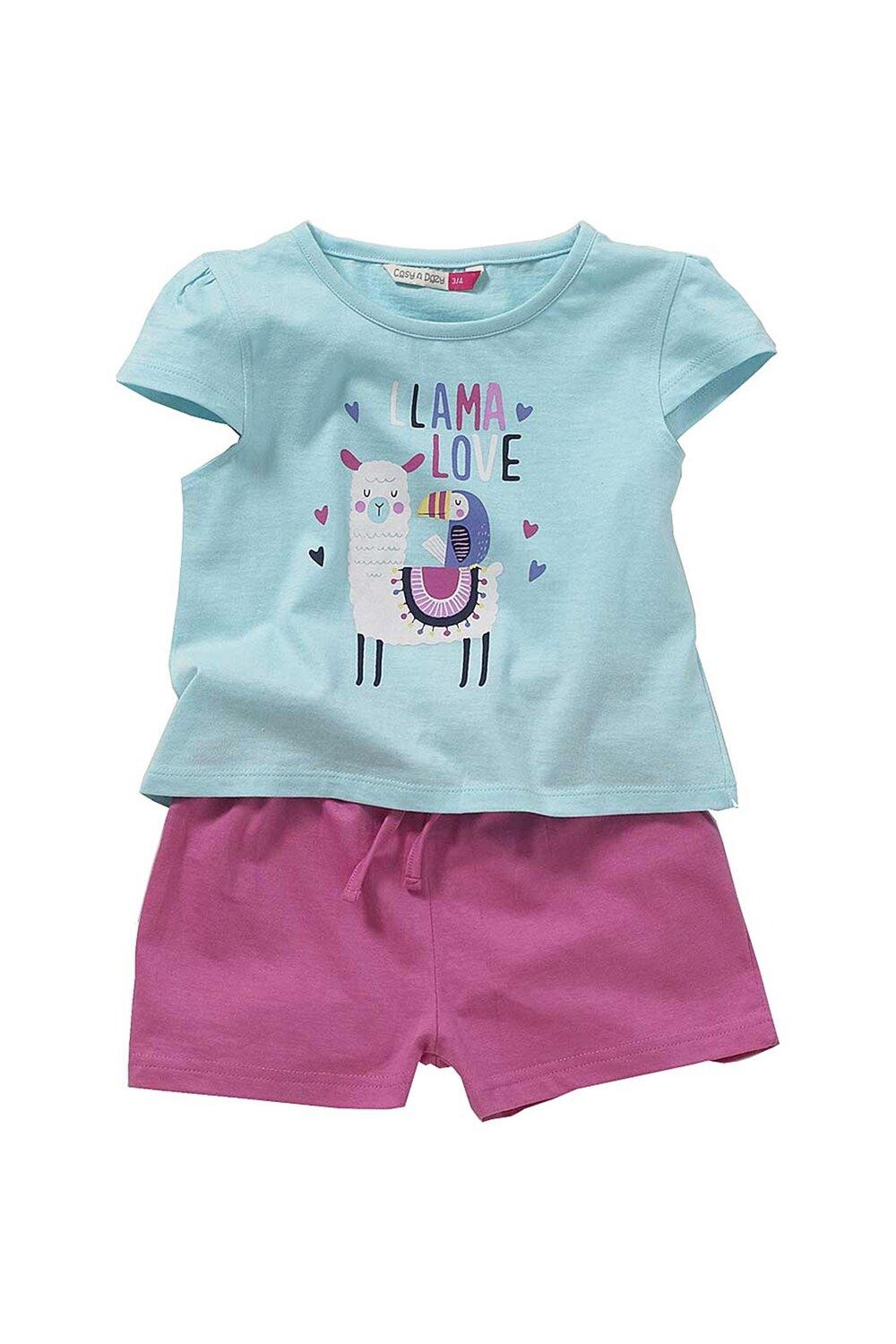 Короткий пижамный комплект Llama Love Cozy n Dozy, синий
Короткий пижамный комплект Llama Love Cozy n Dozy, синий