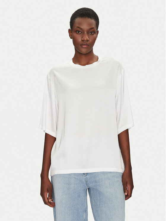 Блузка свободного кроя TD0013 Vicolo, белый 
Блузка свободного кроя TD0013 Vicolo, белый