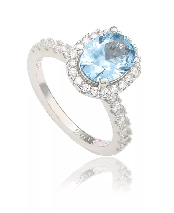Кольцо Suzy Levian из стерлингового серебра с овальным кубическим цирконием Suzy Levian New York, blue
Кольцо Suzy Levian из стерлингового серебра с овальным кубическим цирконием Suzy Levian New York, blue