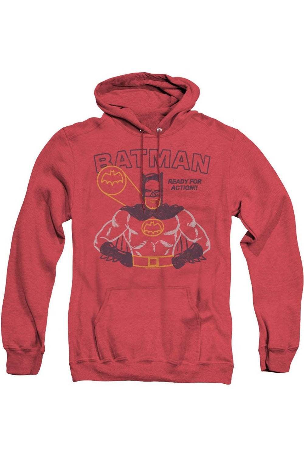 Толстовка с капюшоном для взрослых Batman Ready For Action Heather Gildan, красный
Толстовка с капюшоном для взрослых Batman Ready For Action Heather Gildan, красный