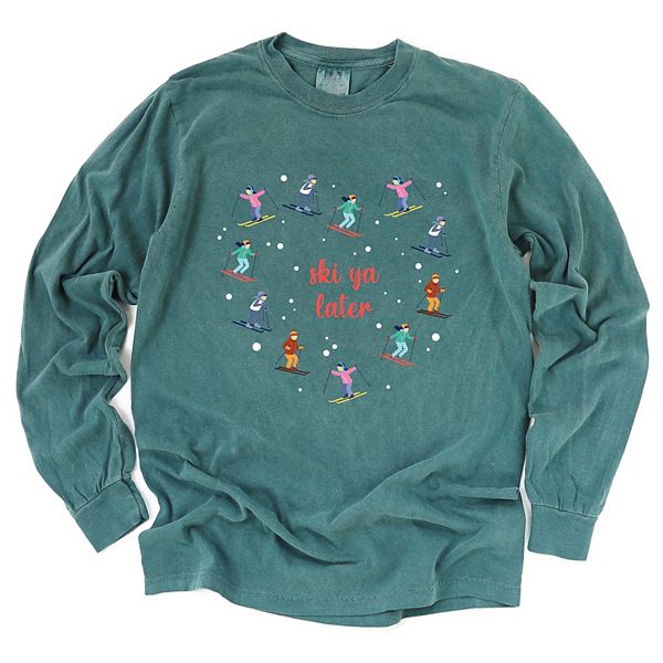 Футболка с принтом Ski ya later heart, женская, окрашенная в готовом виде, с длинным рукавом Simply Sage Market, Blue Spruce, Зеленый, Футболка с принтом Ski ya later heart, женская, окрашенная в готовом виде, с длинным рукавом Simply Sage Market, Blue Sp
Футболка с принтом Ski ya later heart, женская, окрашенная в готовом виде, с длинным рукавом Simply Sage Market, Blue Spruce, Зеленый, Футболка с принтом Ski ya later heart, женская, окрашенная в готовом виде, с длинным рукавом Simply Sage Market, Blue Sp